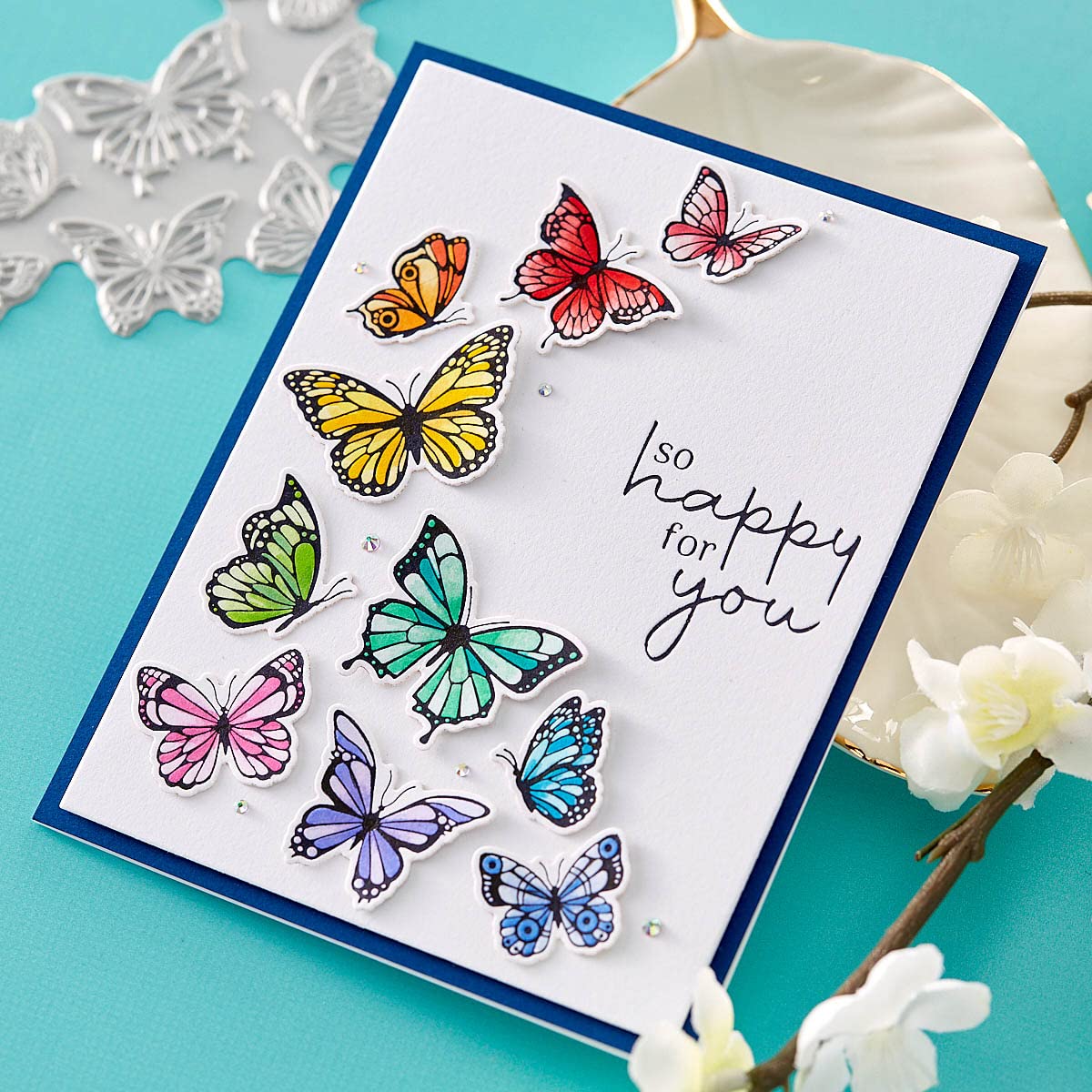 Amazon.com: Spellbinders BP-031 Butterfly Swirl Press Plate & Die